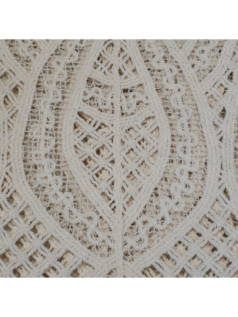 Adiva Off-White Crocheted Lace Top L NWOT - Picture 7 of 7